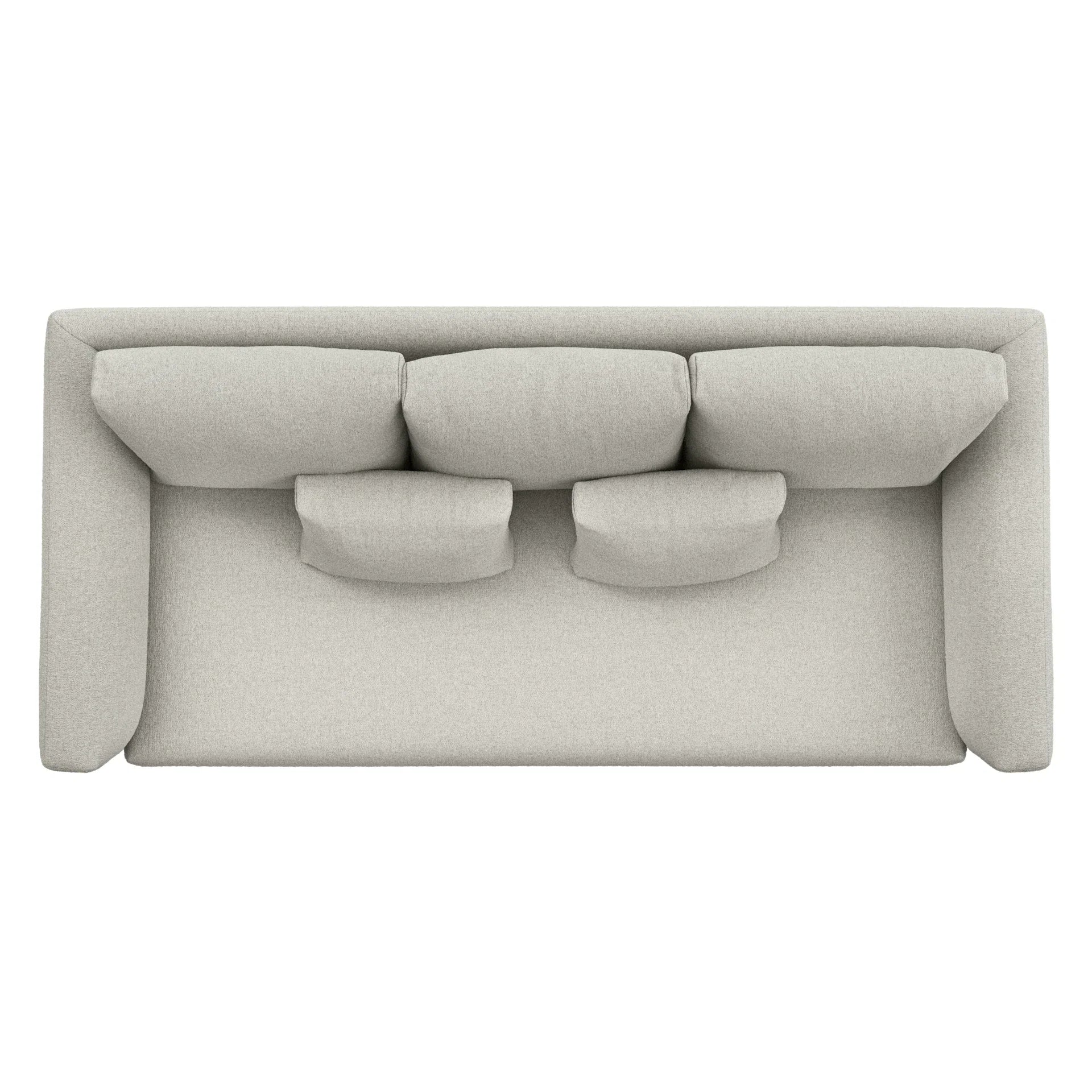 Clover Ivory  Fabric Couch(Minor Damage)