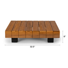 Outdoor Coffee Table - Tuscan Brown