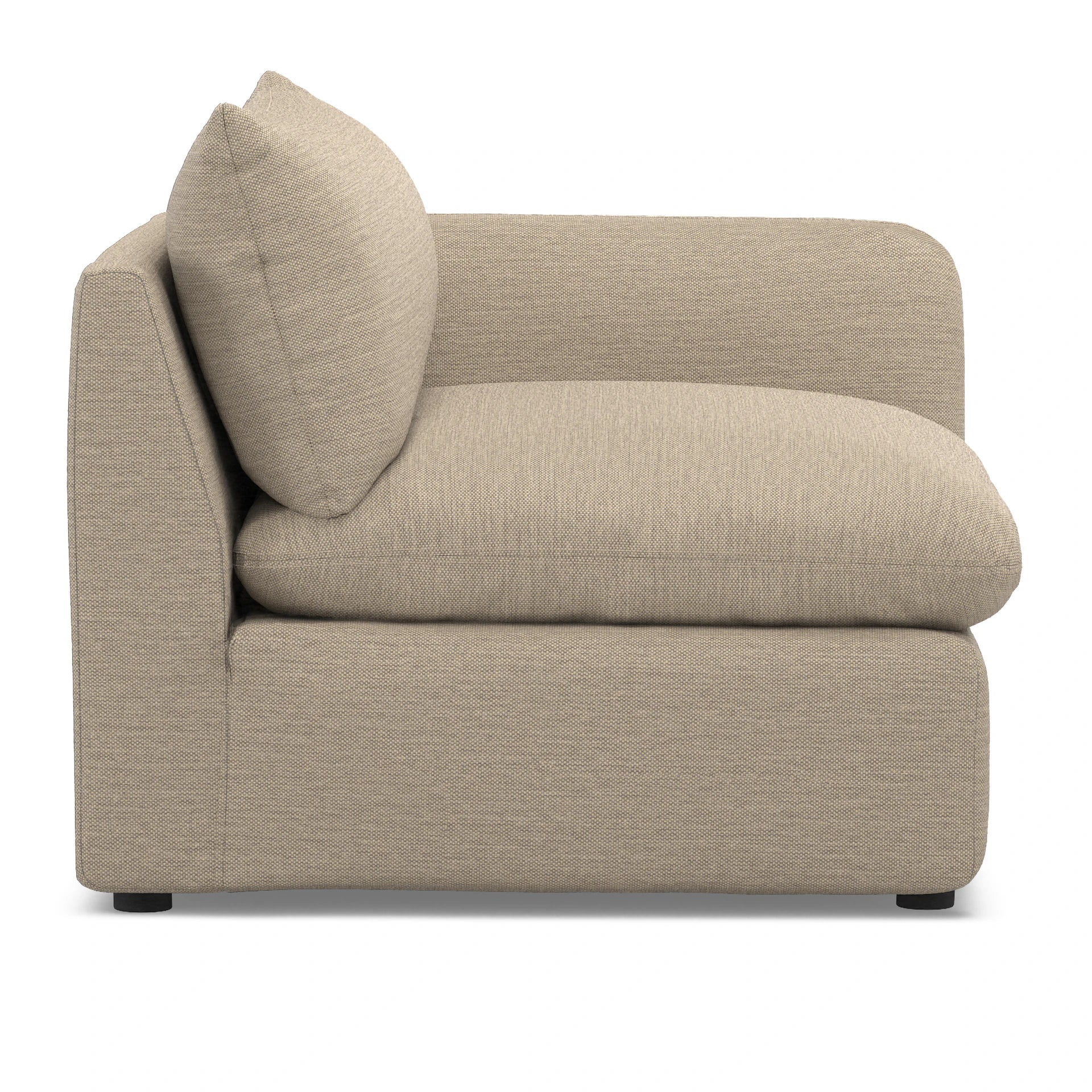 Silver Taupe Right Arm couch
