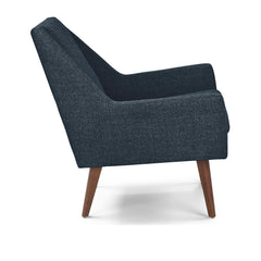 Denim Blue - Angle 33" Lounge Chair