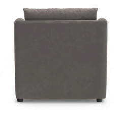 32.25" Velvet Lounge Chair - Hale Warm Gray (Minor Damage)