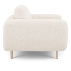 37" Lounge Chair - Ivory Wool Bouclé