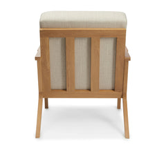 Oak and Welsh Taupe - 26" Lounge Chair