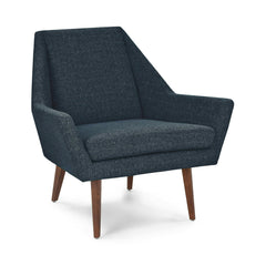 Denim Blue - Angle 33" Lounge Chair
