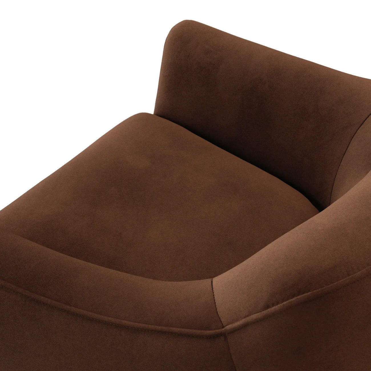 34" Velvet Lounge Chair - Hale Earth