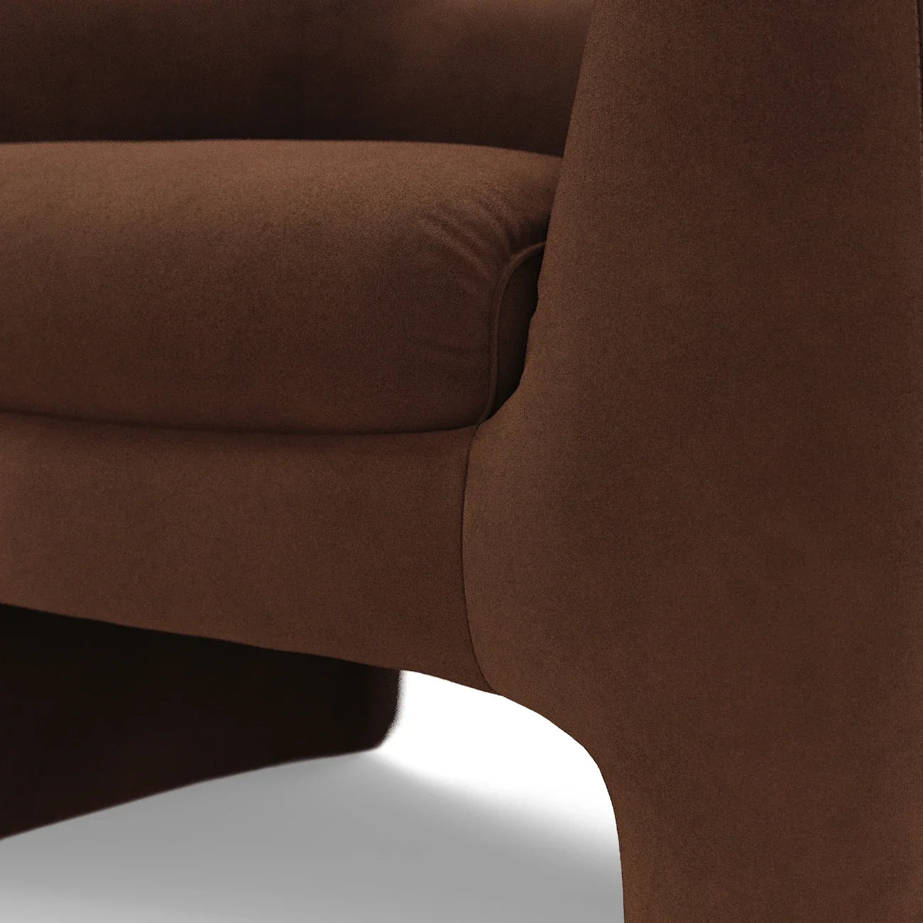 34" Velvet Lounge Chair - Hale Earth