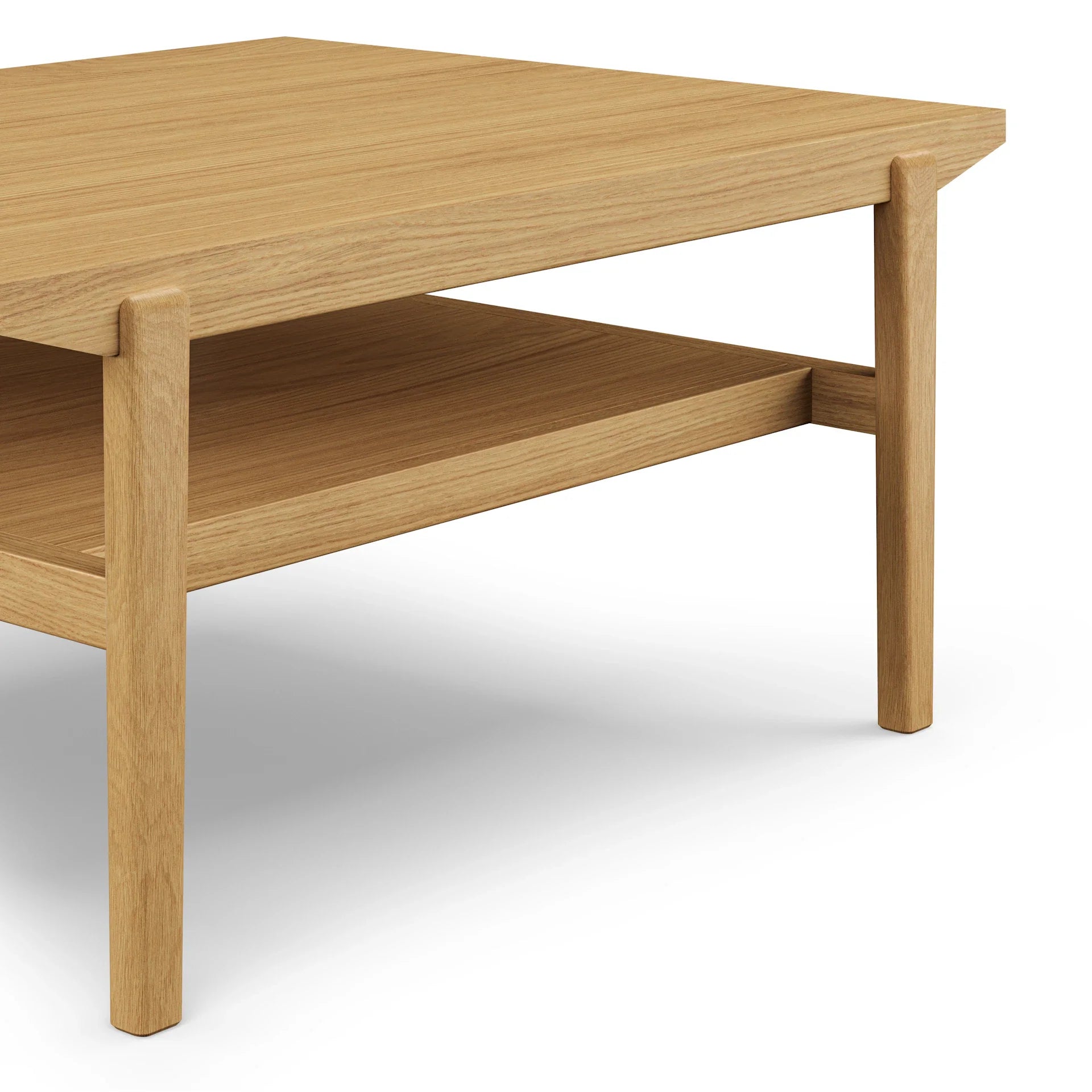 35.5" Coffee Table - Natural Oak