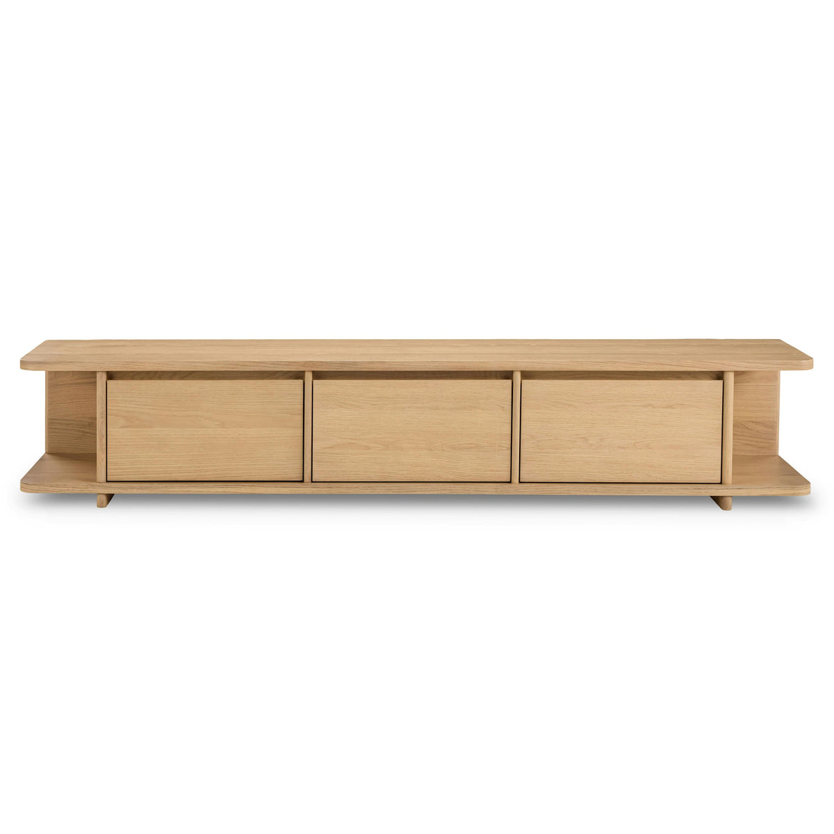 Low Media Unit 79'' - White Oak