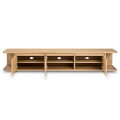 Low Media Unit 79'' - White Oak