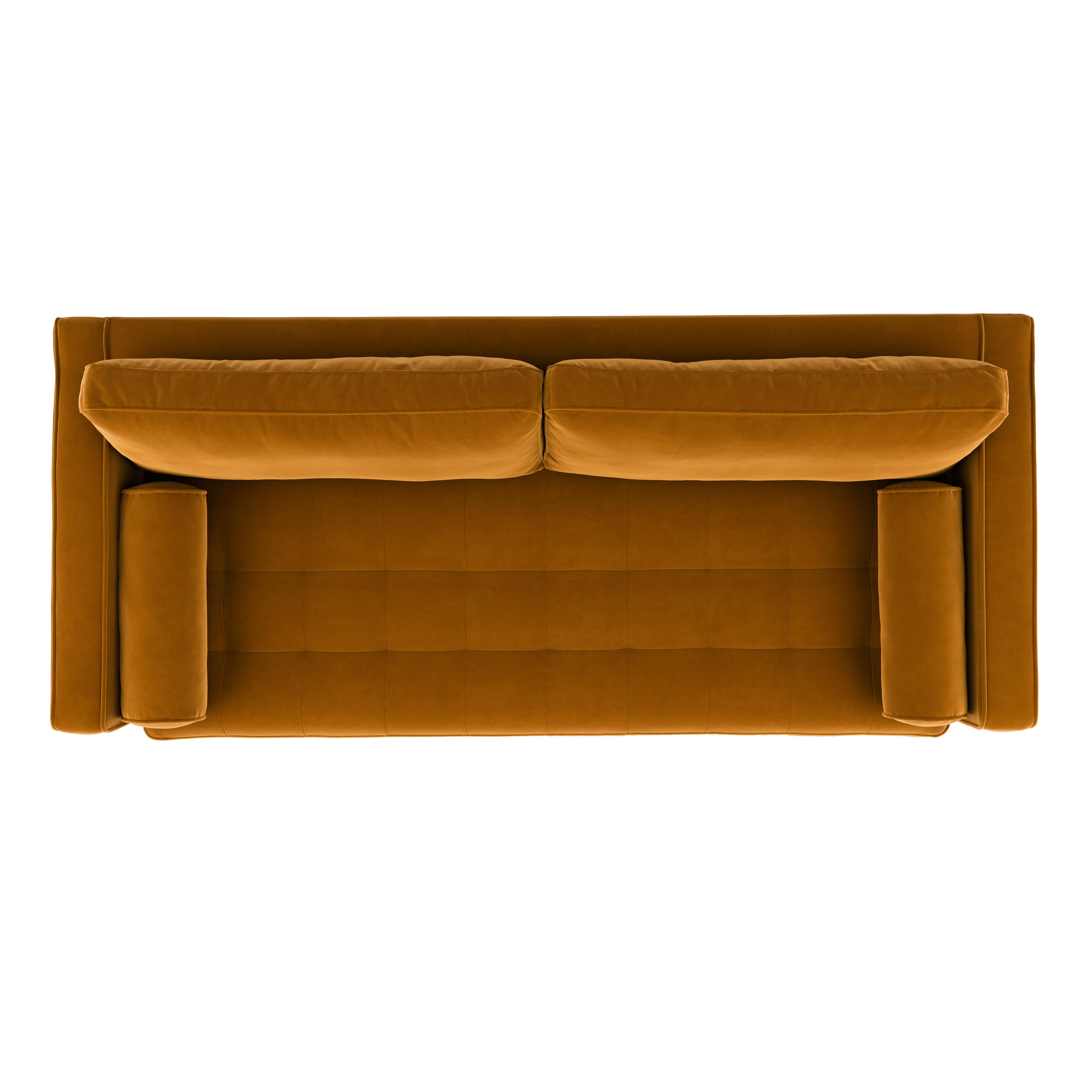 Pacific Ginger - Sven 88" Tufted Sofa