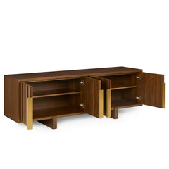 Felix 72" Media Unit - Taupe(Minor damage)