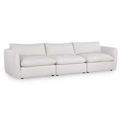 131.5" Modular Sofa - Silver Ivory