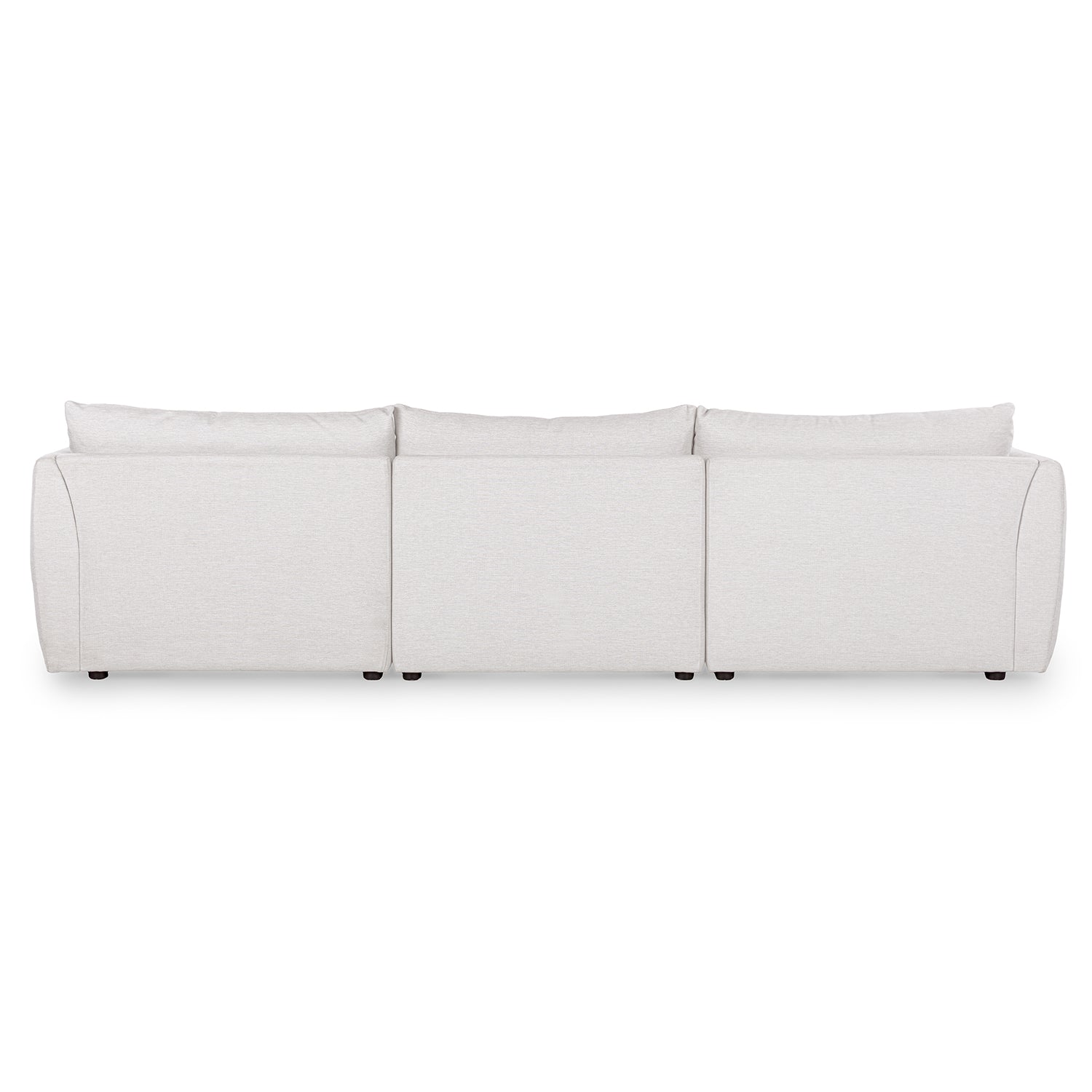 131.5" Modular Sofa - Silver Ivory