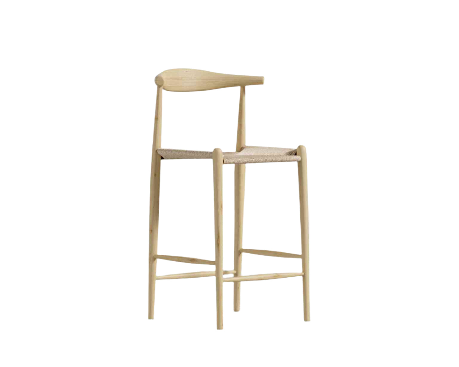 Curve Counter Stool - Natural
