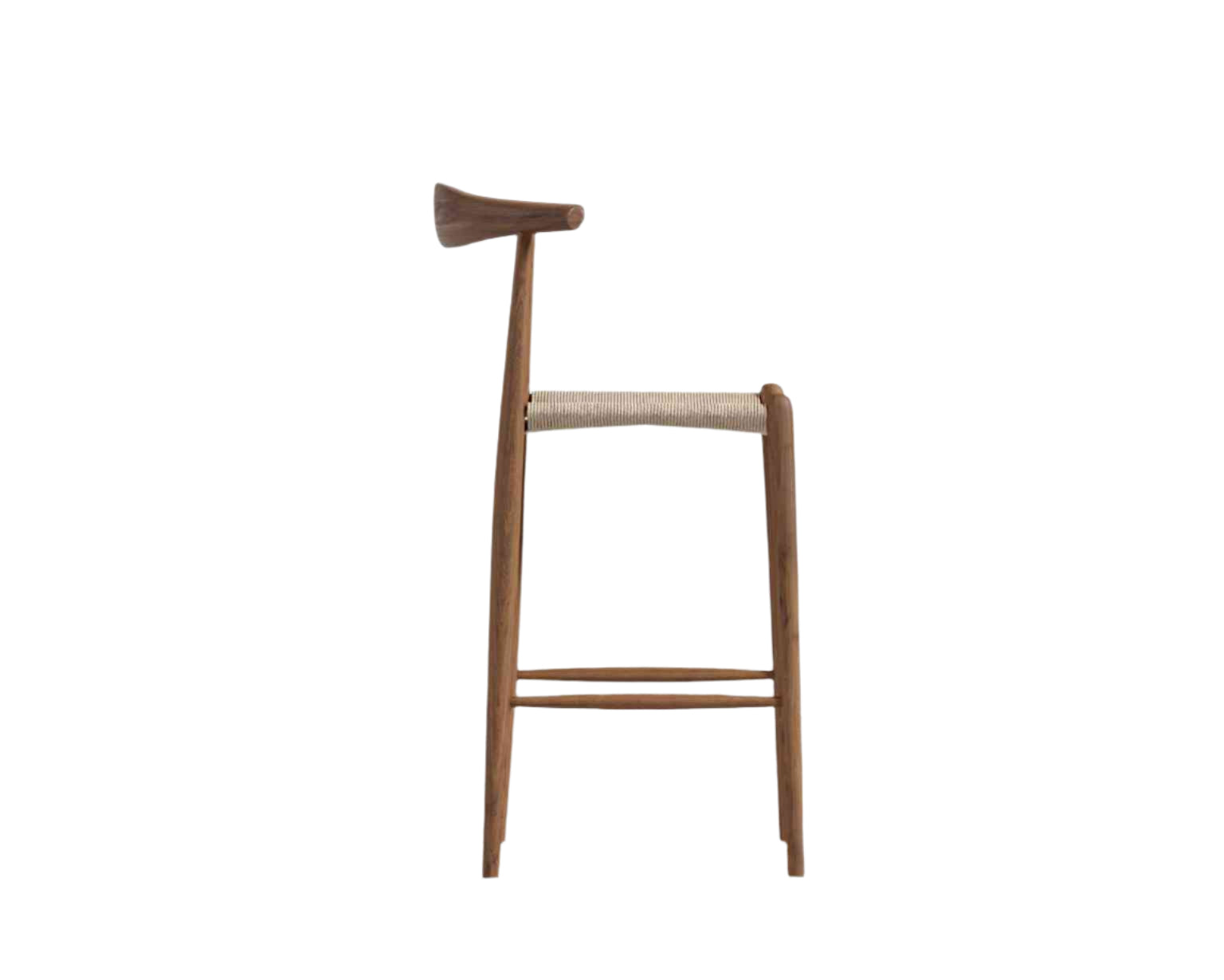Curve Counter Stool - Walnut