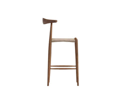 Curve Counter Stool - Walnut