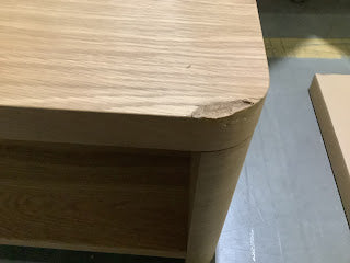 Form Storage Coffee Table Oak (Minor Damage)