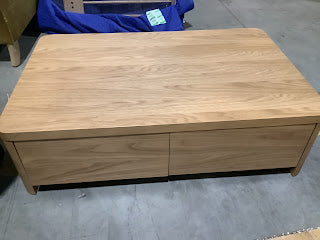 Form Storage Coffee Table Oak (Minor Damage)