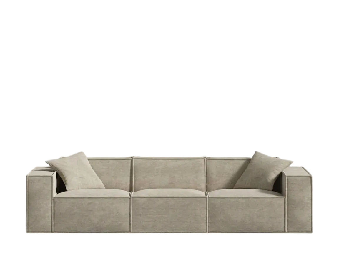 Silicon Sand - Three Seater Sofa