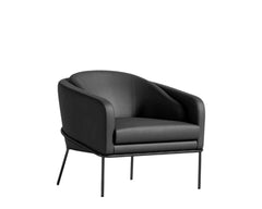Jet Black Lounge Chair Black