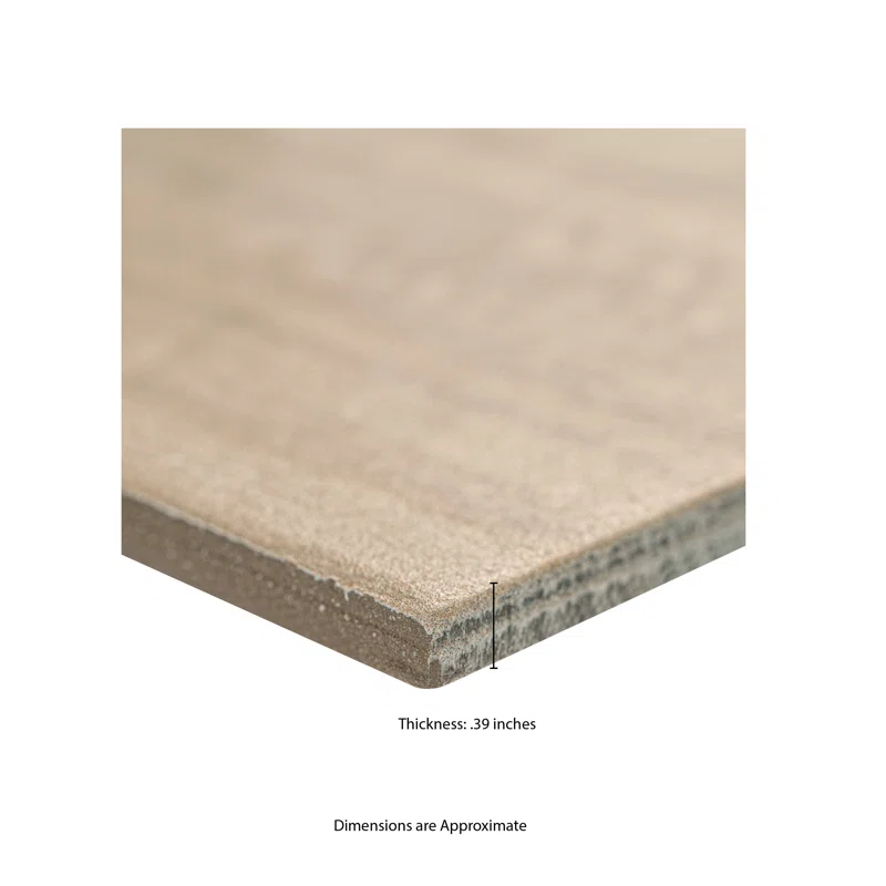 Wood Look Matte Porcelain Floor & Wall Tile (8" x 36")