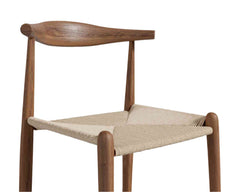 Curve Counter Stool - Walnut
