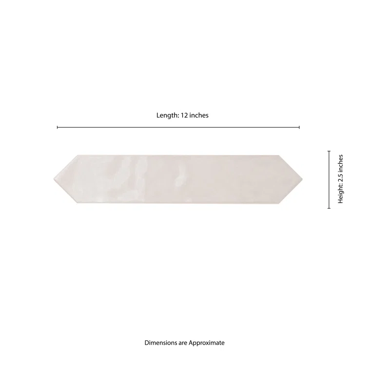 Glossy Ceramic Picket Wall Tile