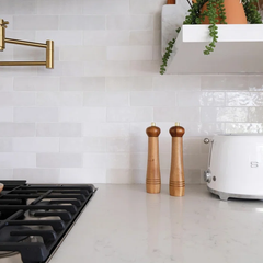 2.5" x 8" Ceramic Tile White