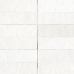 2.5" x 8" Ceramic Tile White