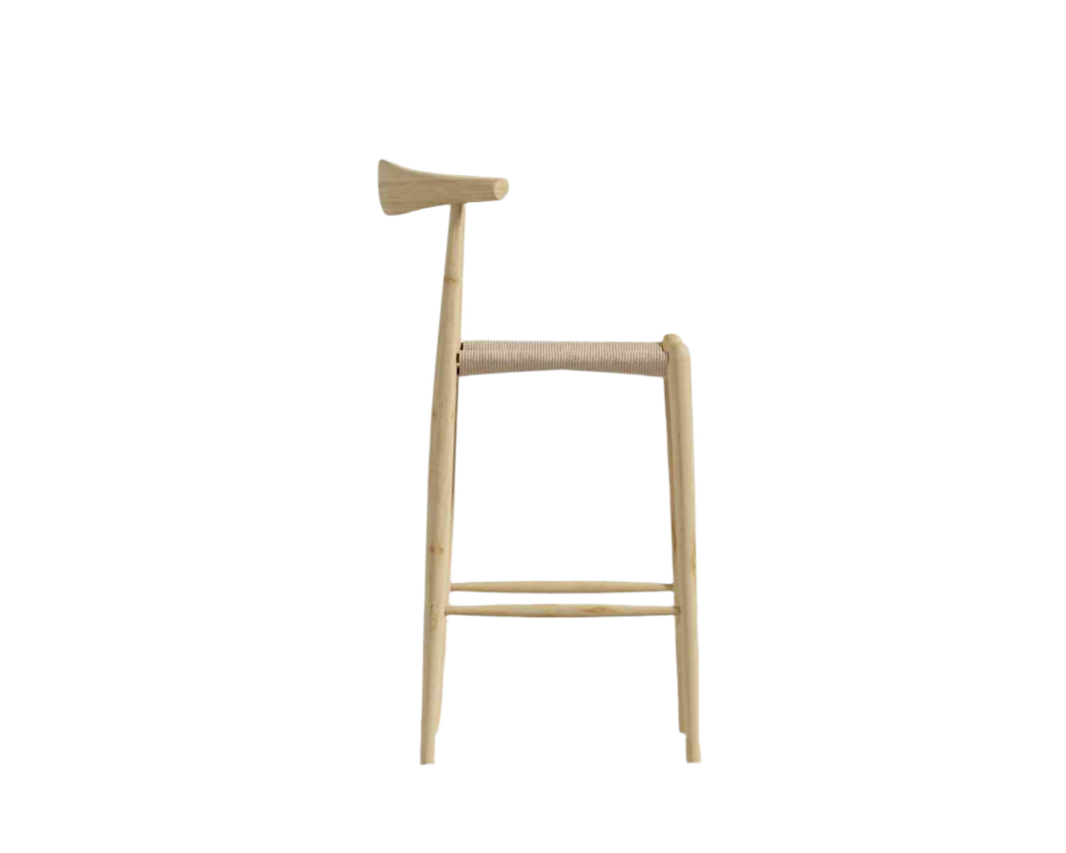 Curve Counter Stool - Natural