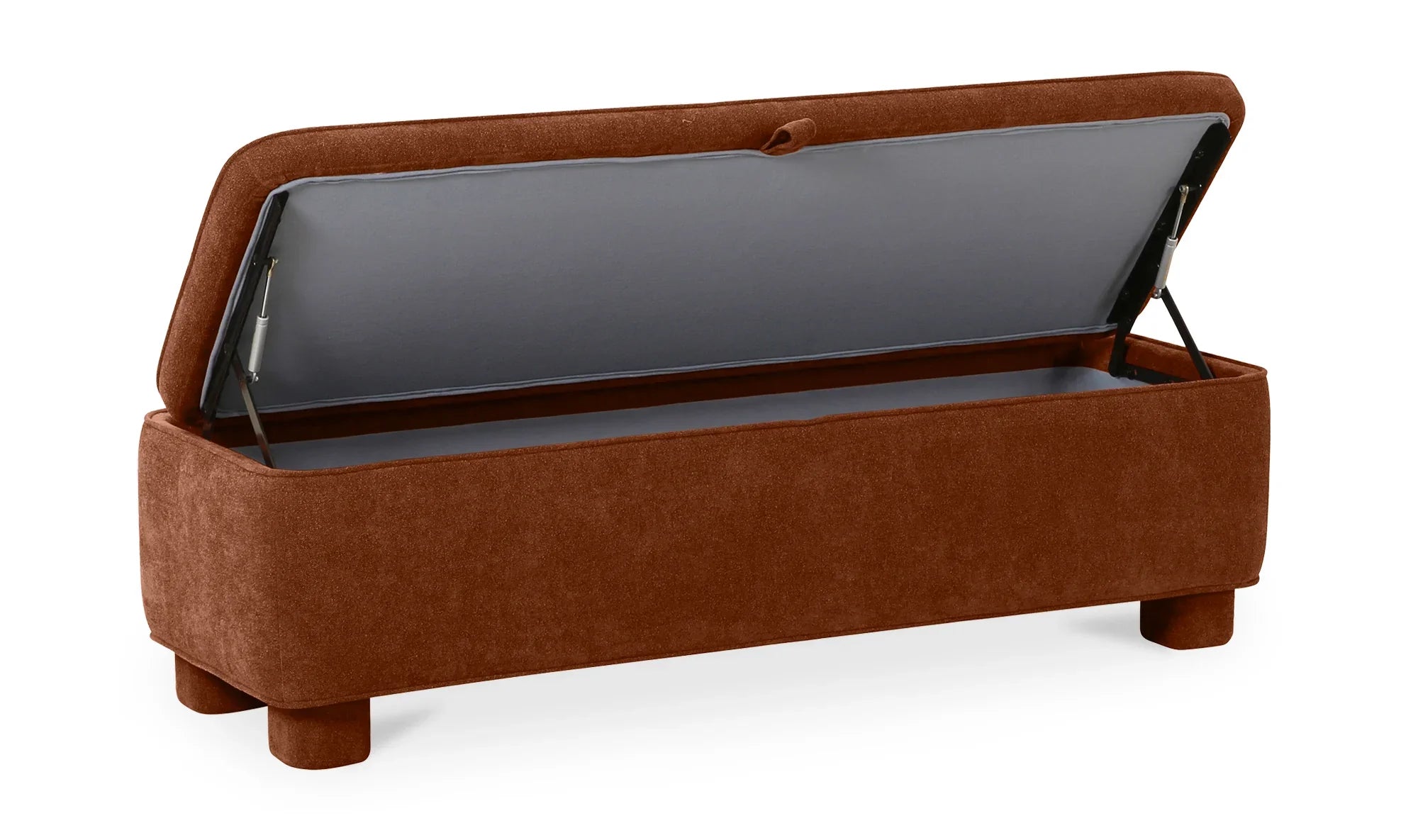 Orange Storage Bench