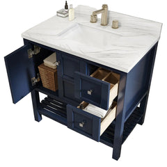 Navy Blue Vanity