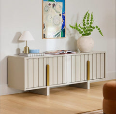 Felix 72" Media Unit - Taupe(Minor damage)