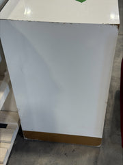 68'' Sideboard - White & Gold (Minor damage)