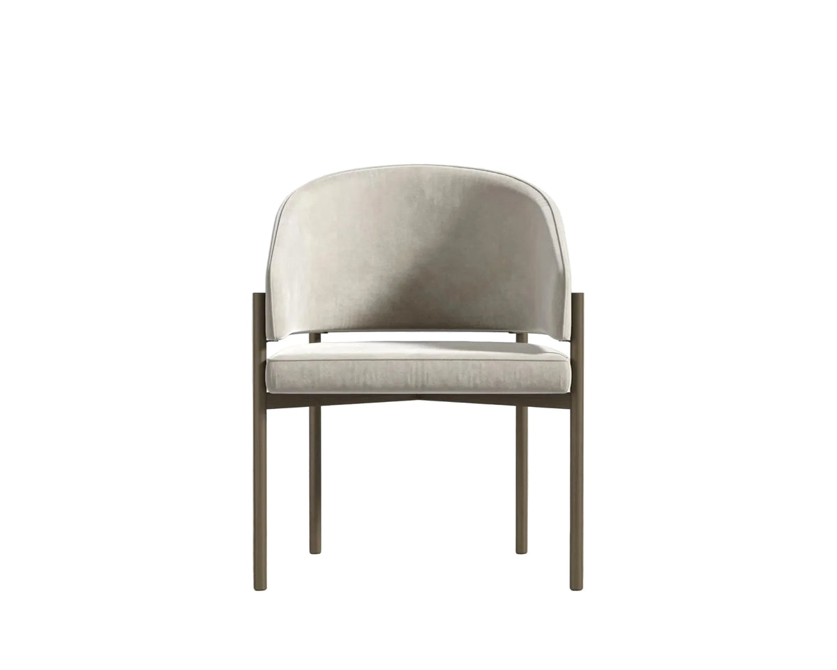 Dining Chair-brass Latte